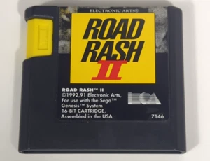 Cartucho Road Rash 2 para Sega Genesis auténtico vintage Road Rash Sega  - Imagen 1 de 8