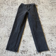 VTG Guess Jeans Georges Marciano Womens High Waist Black Measure 26x30 (tag 30)