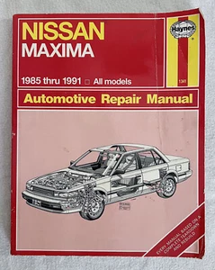 Haynes Repair Manual 1341, Nissan Maxima 1985-1991 - Foto 1 di 3