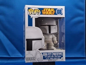 Funko POP Star Wars BOBA FETT (PROTOTIPO) #08 Etiqueta Azul Abovedada en caja - Imagen 1 de 2