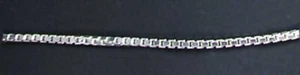 Collana in argento con catena a maglie 20" __ 1,3 mm __ ARGENTO STERLING 925 - Foto 1 di 5