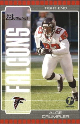 2005 Bowman First Edition #15 Alge Crumpler - NM-MT - Image 1 of 2