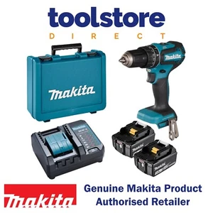 Makita DHP485F001 18 V LXT Kit trapano senza fili 2 batterie e caricabatterie BL1830B - Foto 1 di 6