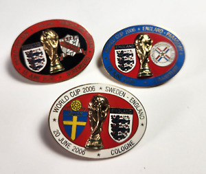 Fifa World Cup Soccer Football Game Pins England 2006 Lot of Three (3) Vintage