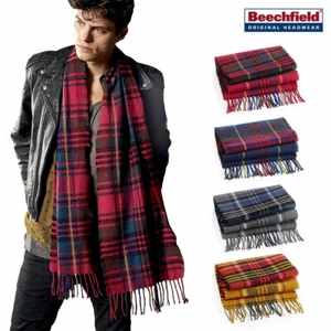 Scarf Man Woman Winter Fantasy Checked Scottish Outfit Hipster 180 CM - Picture 1 of 6