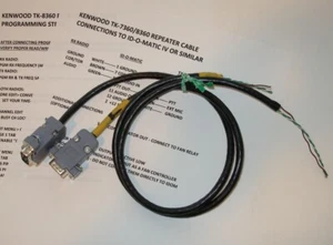 Kenwood TK-7360 or TK-8360 Repeater Cable Kit (Interconnect for ID-O- Matic IV) - Picture 1 of 1