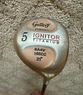 Gallery forged 5 wood titanium golf club 21° loft Driver filament 3.0 Torque RH - Image 1 of 4