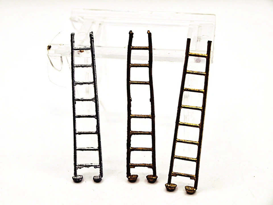 Lote de 3 escaleras vintage de plomo Barlays de aproximadamente 2 pulgadas Foto 1 de 1