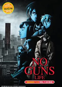 Anime DVD No Guns Life Season 1+2 *ENGLISH VERSION* (Vol.1-24 End) Free Shipping - Foto 1 di 3