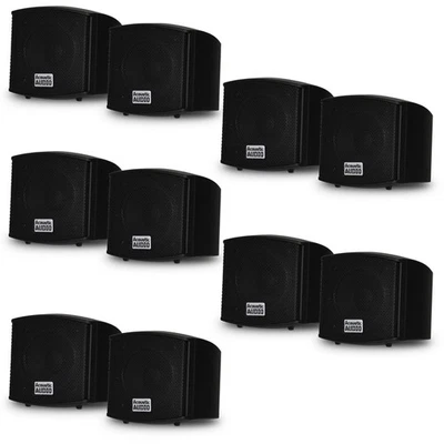 Altavoces negros de montaje interior Acoustic Audio AA321B 2000 W paquete de 5 pares AA321B-5Pr Foto 1 de 4