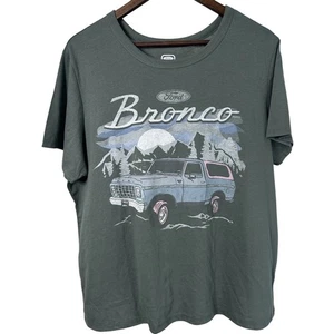 Ford Bronco Official Licensed Women's Off Road VTG Bronco Green Shirt Sz 2XL - Picture 1 of 5
