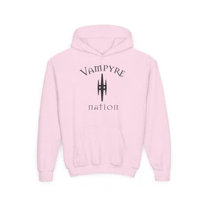 Alt Vampyre Nation Logo Youth Heavy Blend Hooded Sweatshirt - Picture 1 of 7