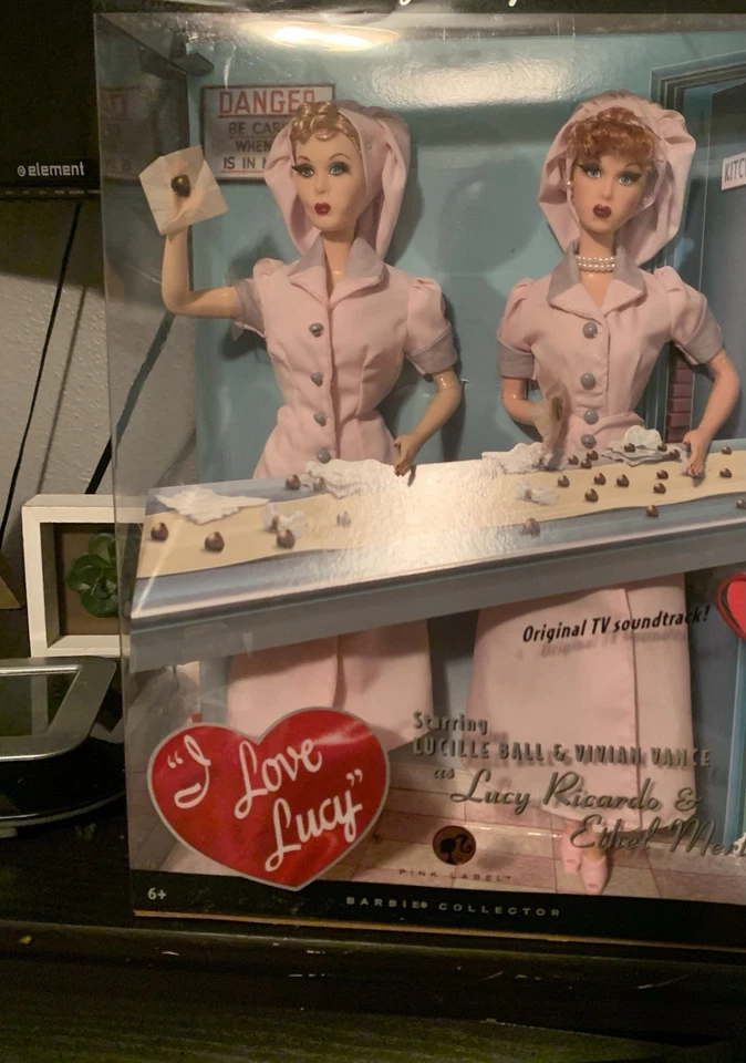 Muñeca Barbie Girl I Love Lucy Ethel "Job Switching" Chocolate Factory 2008 en caja original Foto 1 de 1