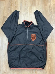 San Francisco Giants Jacket Mens Large MLB Baseball Pullover Majestic - Picture 1 of 8