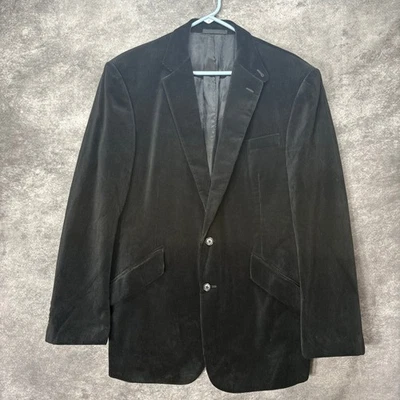 Ralph Lauren Corduroy Sport Coat Jacket Blazer Mens 44 Black Label Preppy Italy - Image 1 of 4