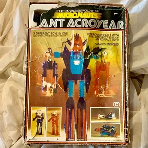 Micronauts Giant Acroyear 70s mego corp robots figure 1977 Vintage - Incomplete - Picture 1 of 19