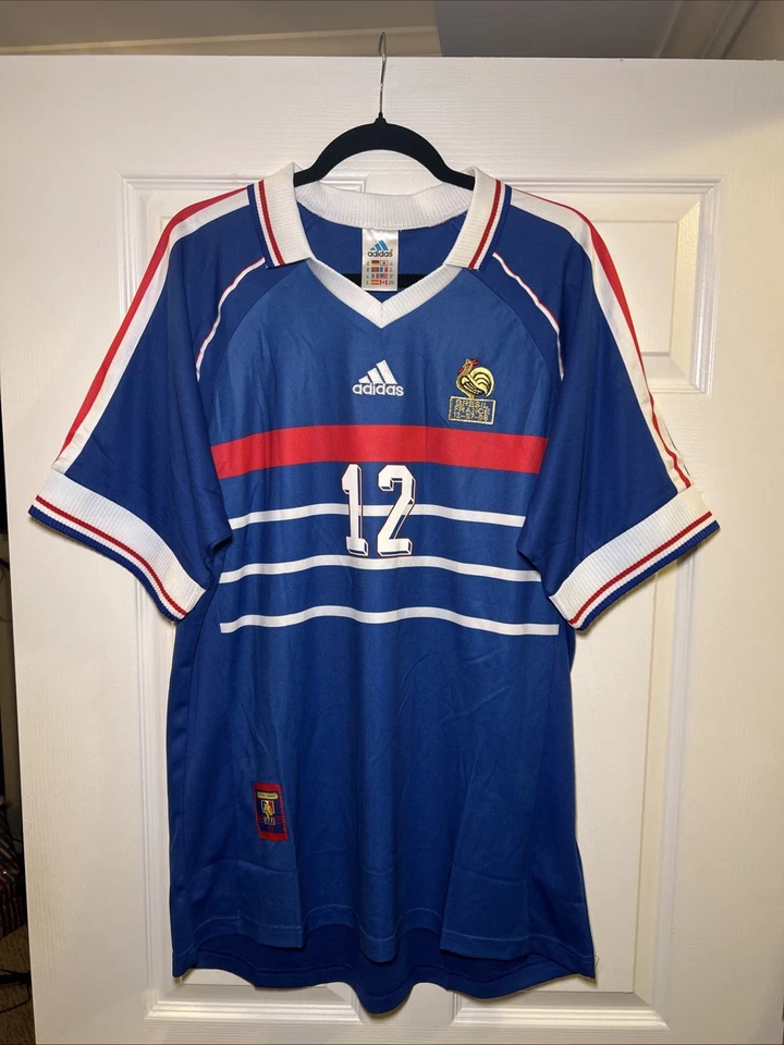 Equipo local Copa Mundial Francia 1998 talla 2XL Henry #12 Foto 1 de 4