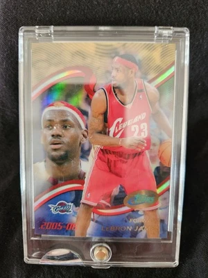 2005 LeBRON JAMES eTopps #5 Cleveland Cavaliers ONLY 1000 ISSUED  - Image 1 of 3