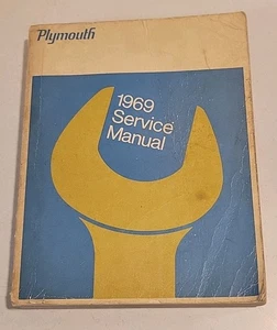 1969 Plymouth Fury Belvedere Barracuda Valiant Service Manual Book Guide OEM - Picture 1 of 18