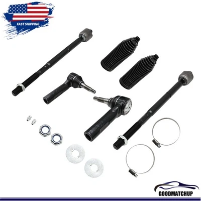 6pc For Dodge Charger Challenger 300 RWD 2011 - 2014 Inner & Outer Tierod Ends Foto 1 de 4