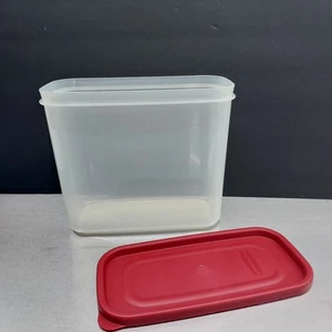 Rubbermaid 7N03 Rechteckig 16,2 Tassen Aufbewahrungsbehälter mit 7N00 Rotem Deckel - Bild 1 von 13