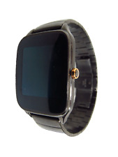 Asus Black Zen Watch 2 Model WI501Q Smart Watch Stainless Steel Band Untested