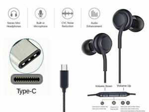 USB Type C Earphones Handsfree for Samsung Galaxy S23 FE, S23 Ultra,S23, S23+