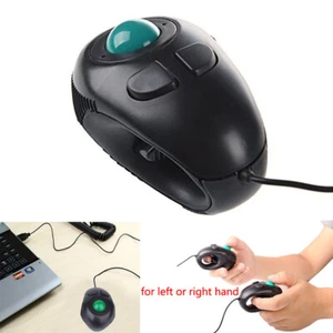 Mini USB Wired Mouse Handheld Mice Right or Left Handed Mouse for PC Laptop - Picture 1 of 10