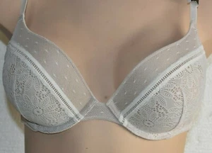 Neu Victoria Geheimnis Sehr Sexy Push Up Bh Kokosnuss Weiß Nude Überzug 32 D - Bild 1 von 10