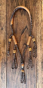 Custom Paracord Duck Goose Waterfowl Call Lanyard Fall Camo & Mustard w/ Skulls - Picture 1 of 4