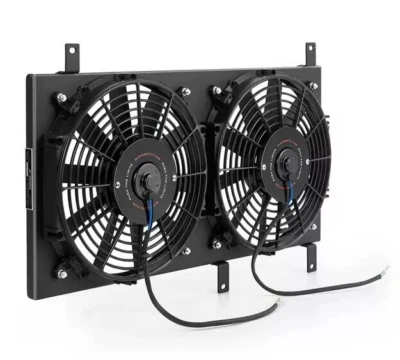 Kit de cubierta de ventilador de aluminio negro Mishimoto para Mazda RX-8 MMFS-MIA-99BK 1999-2005 Foto 1 de 4