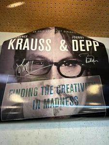 Finding The Creativity In Madness Laurence Krauss ASU Gammage SIGNED Johnny Depp - Picture 1 of 6