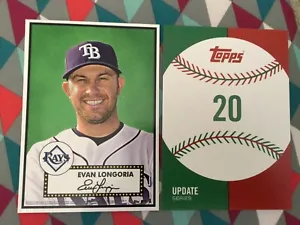 Evan Longoria #20 - 1952 Strahlen 05/99 hergestellt 2015 Topps 52 Tribute Update 5x7 - Bild 1 von 1