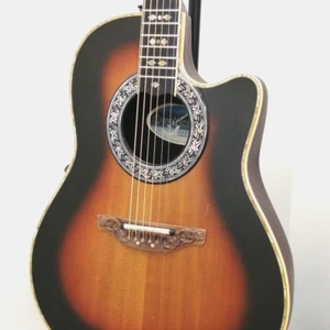 OVATION 1869 Custom Legend Super Shallow Acoustic Electric Guitar 1988 F/S - Picture 1 of 12