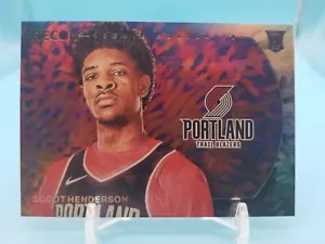 2023-24 Panini Recon Scoot Henderson Rookie Portraits #9 - Picture 1 of 2