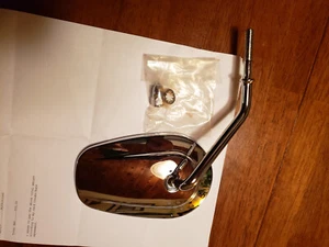 Genuine (REAL) Perfect HARLEY Softail Dyna Sportster Etc. Oem Chrome Left Mirror - Bild 1 von 4