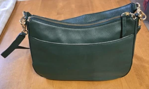 Nordstroms Leather Purse Green - Picture 1 of 11