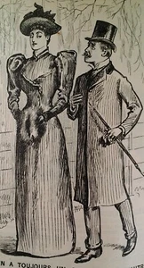 Punch Dibujos Animados 1800 Antiguo Original Raro Muy Buen Estado Grabado Moda Humor Romance Corto - Imagen 1 de 4