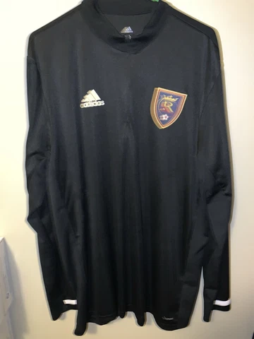 Adidas Real Salt Lake 1/4 Zip Pullover Mens Size Extra Large XL MLS Cover