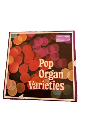 Vinyl Record 33 album LP 12" vtg music BOX SET of 4 Readers Digest Pop Organ USA - Image 1 of 4