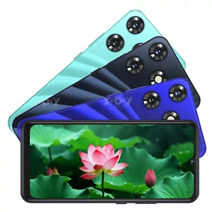 New 6.5 Inch Cell Phone Factory Unlocked Android Smartphone 8 Core Dual SIM 16GB - Picture 1 of 26