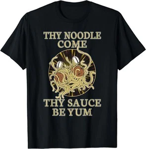 Nueva Camiseta Limitada Ateo Ateísmo Volador Espaguetis Pastafarismo Iglesia - Imagen 1 de 5