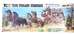 De colección Lindberg Wells Fargo Overland diligencia 1/16 Kit #351 Nuevo 1979 - Imagen 1 de 13
