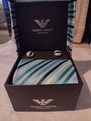 Giorgio Armani "Krawattenset in einer schönen Box" Neu - Bild 1 von 4