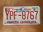 2010 North Carolina License Plate # YPF-8767