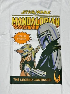 Star Wars The Mandalorian Kids T Shirt by art class Size M (8) - Picture 1 of 4