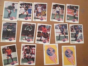 1991 Soccer Shots 14 card All-Star Set w/Tatu, Bruce Savage and others - Picture 1 of 1