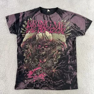 Camicia Bring Me The Horizon uomo piccola stampa tutto su vintage punk rock - Foto 1 di 12