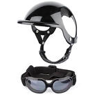Pet Dog Helmet and Goggles Set Pet Motorcycle Helmet Dog Sunglasses Safety