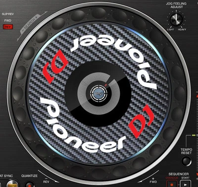 PIONEER DJ CARBON FIBRE DDJ-RZX DDJ RZX JOG / SLIPMAT GRAPHICS / STICKERS CDJ
